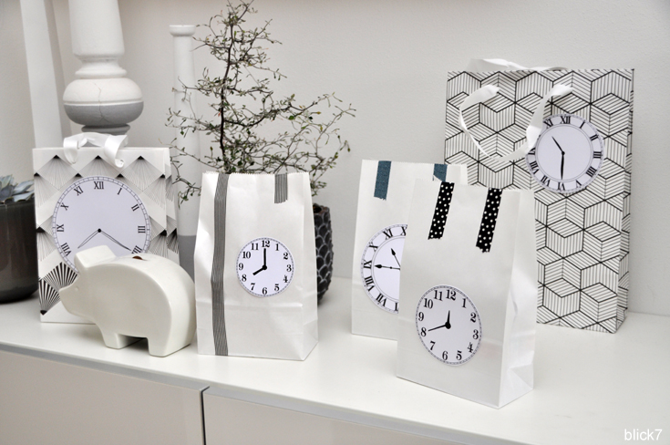 Silvester Countdown-Tüten DIY - blick7